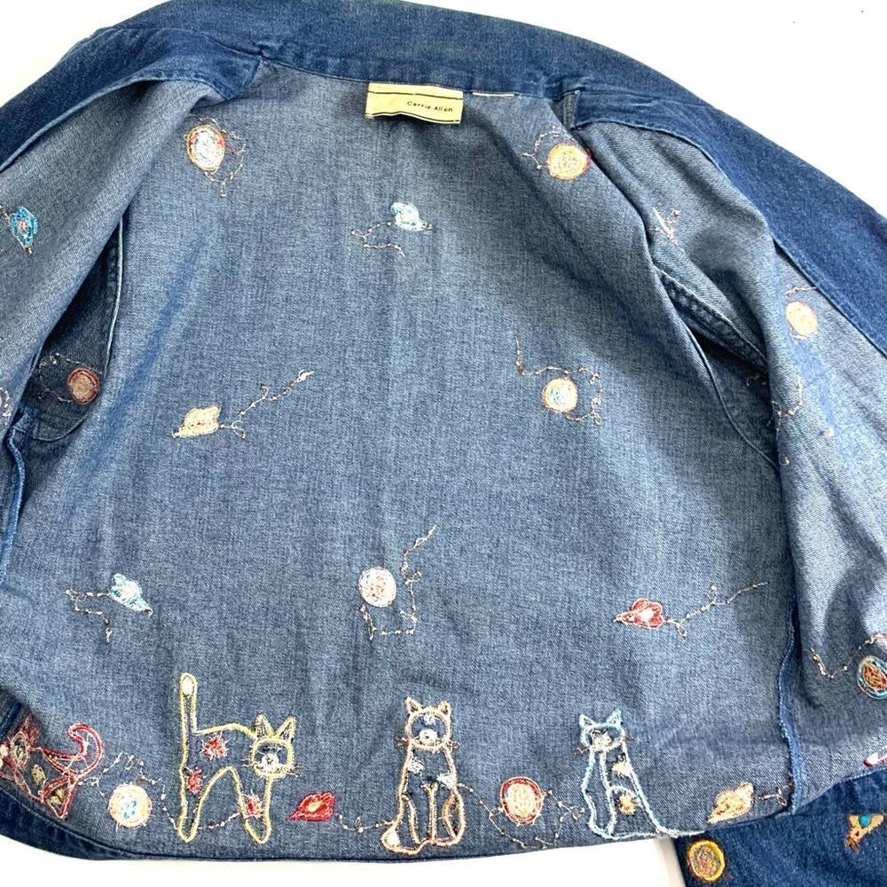 Vintage Cat Embroidered Jacket - Picture 8 of 12